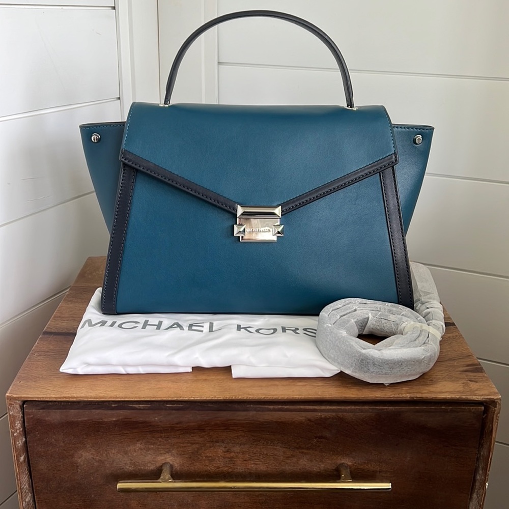 Michael Kors large Whitney leather satchel